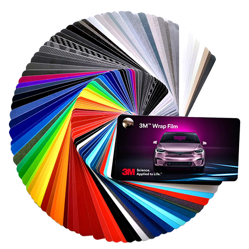 3M Wrap Film kleurenkaart